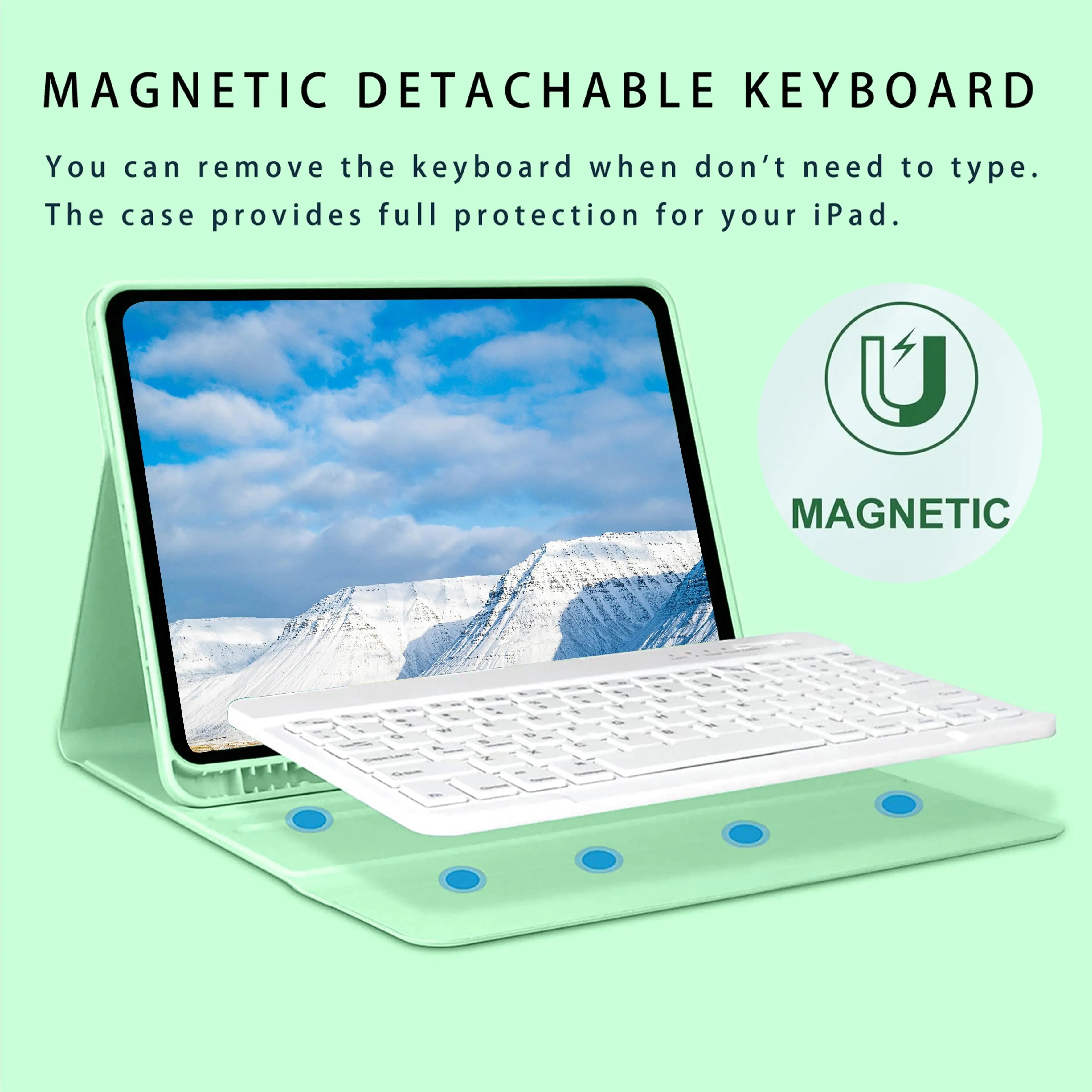 Keyboard Case for iPad Air 1/Air 2/Air 3/Air 4/Air 5 Pinnacle Luxuries