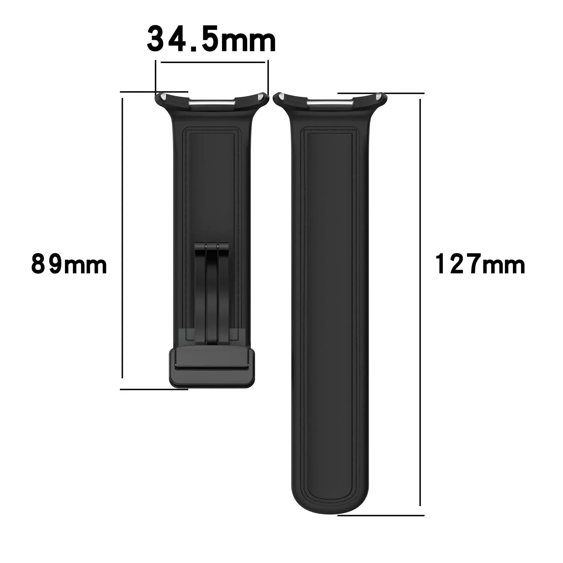 Leather Silicone Strap For Samsung Watch 7 Ultra Band Magnetic Buckle Sport Soft Loop Watch Band For Galaxy Watch 7 47MM Pinnacle Luxuries