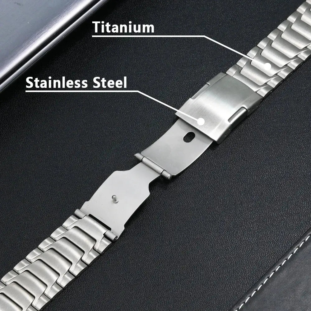 Luxury Titanium Strap for Google Pixel Watch 3 45mm Link Bracelet Band for Pixel Watch 3 45mm Wristband Replaced Accessories Pinnacle Luxuries