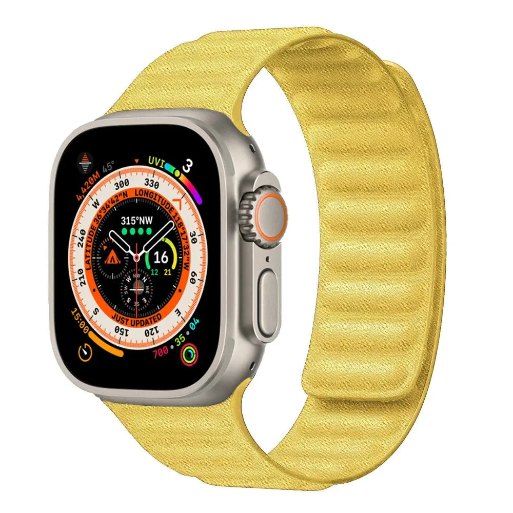 Magnetic Loop FineWoven Band for Apple Watch Ultra 1/2 (49mm), Series 10, 9, 8, SE – Adjustable Strap for 45mm, 44mm, 42mm, 41mm, 40mm, 38mm Models