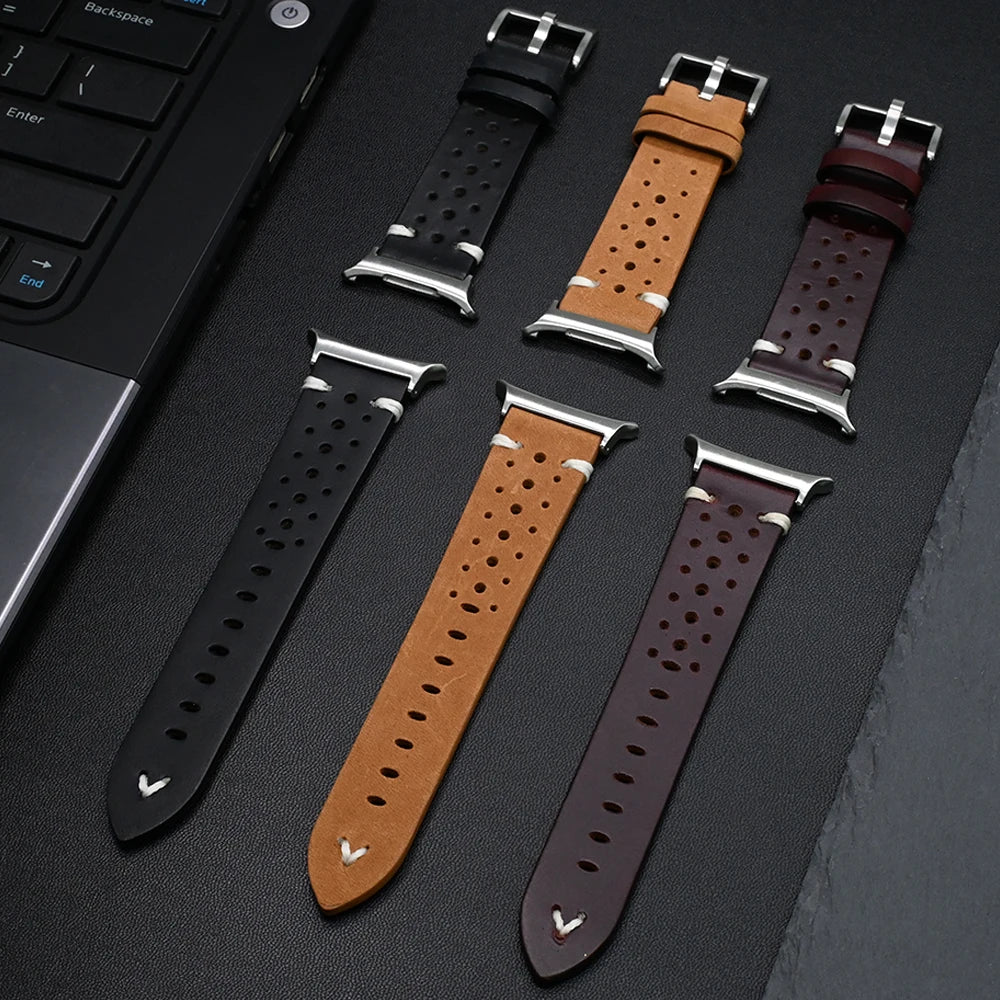 HeritageCraft Genuine Leather Band for Samsung Galaxy Watch Ultra 47mm