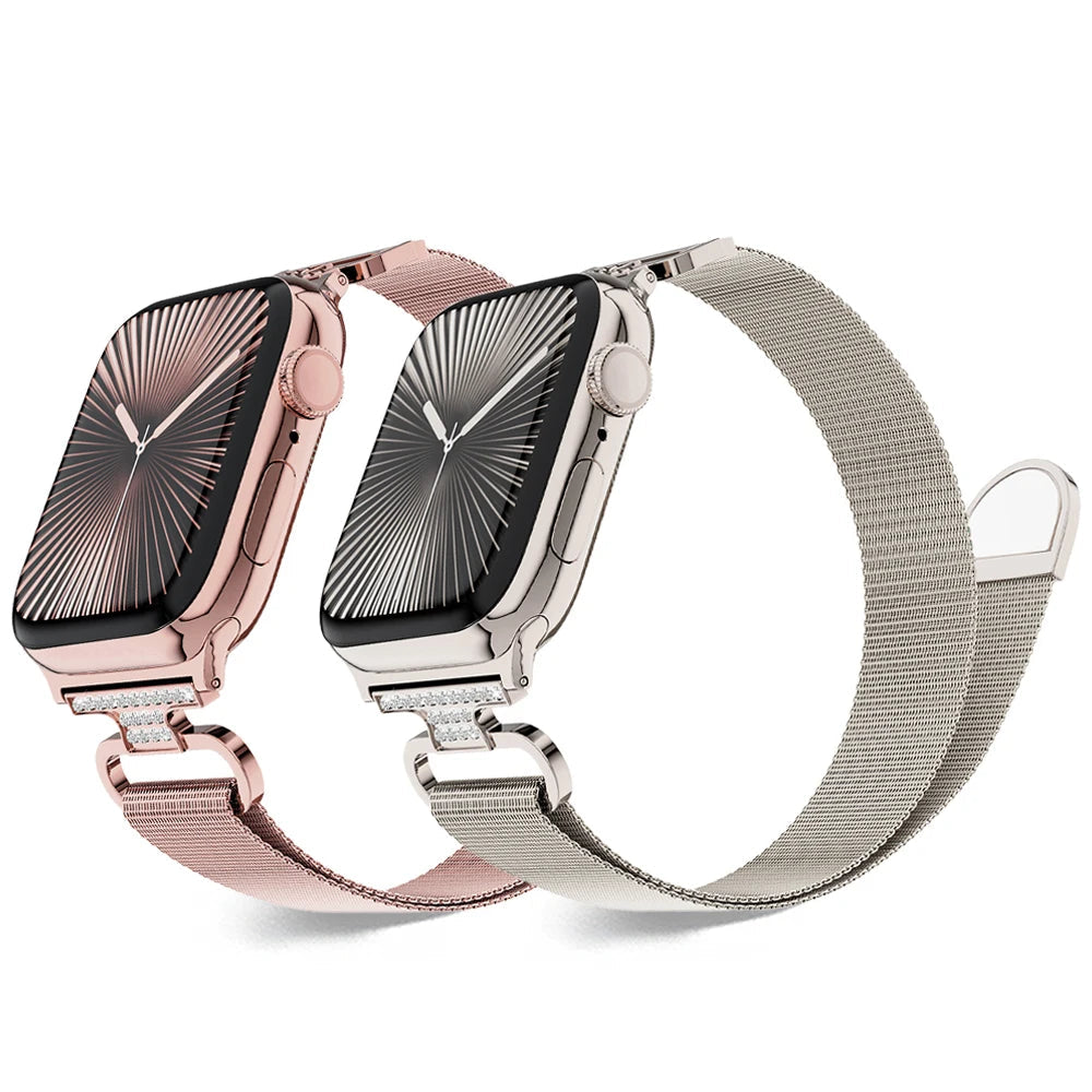 Luxe Milanese Magnetic Band for Women’s Apple Watch